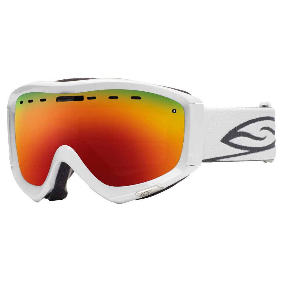 Smith Prophecy Goggles 2013, White-Red Sol X Mirror, swatch