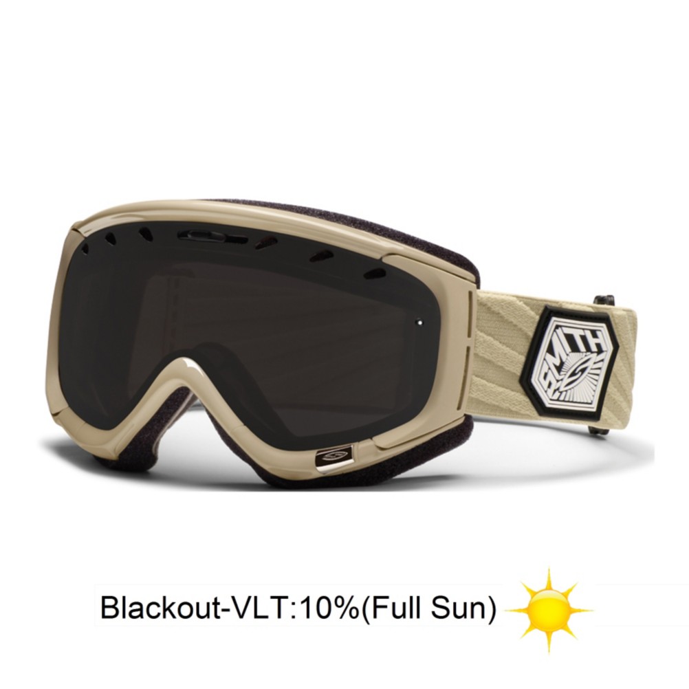 Smith Phenom Goggles 2013, Black-White Dark Sky-Blackout, medium