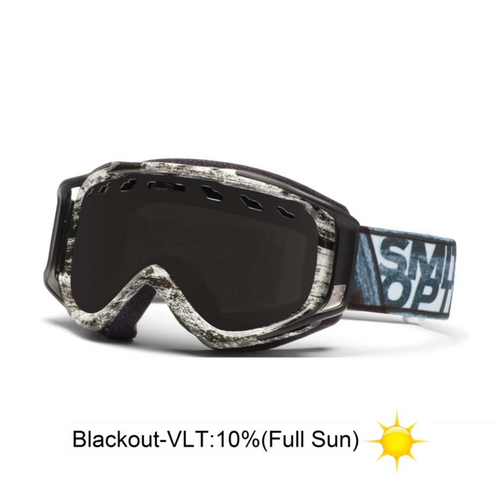 Smith Stance Goggles 2013, Black-White Dark Sky-Blackout, swatch