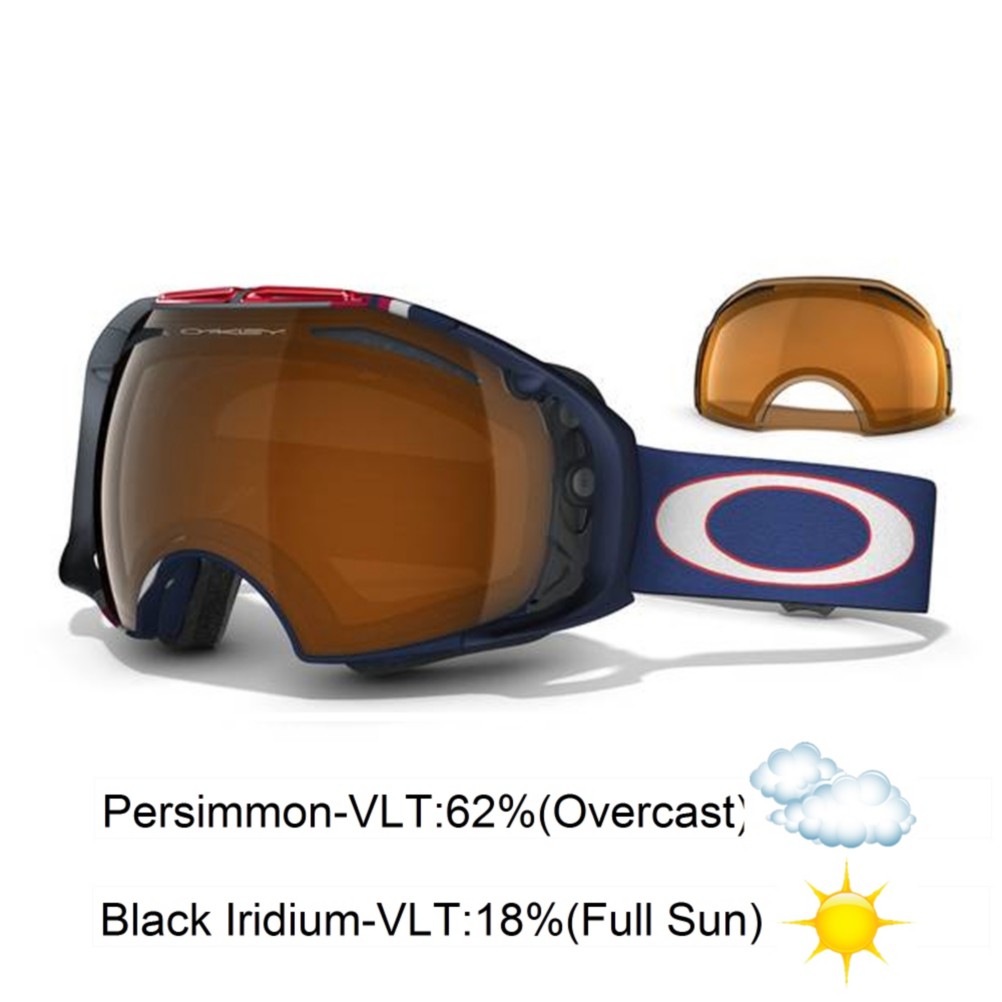 Oakley Airbrake Terje Haakonsen Goggles 2013, Nordic Blue-Black Iridium, medium