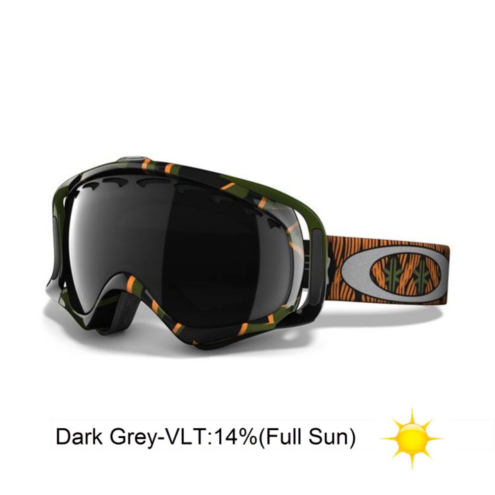 Oakley Crowbar Kazu Kokubu Goggles 2013, Sleeping Giant-Dark Grey, medium