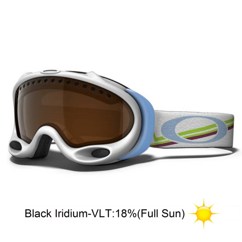 Oakley A Frame Gretchen Bleiler Womens Goggles 2013, Geo Peaks-Black Iridium, medium