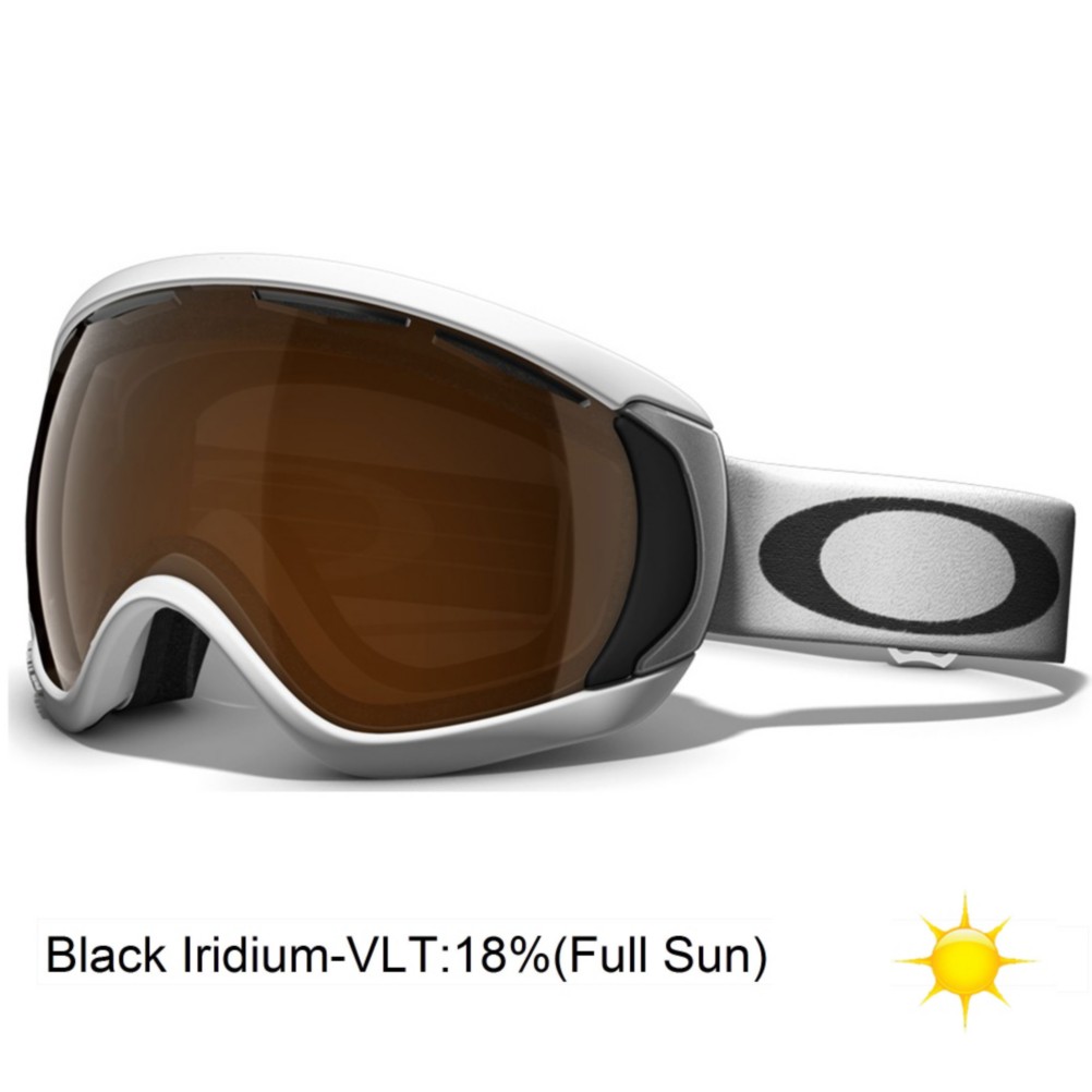 Oakley Canopy Goggles 2014, Matte White-Black Iridium, swatch
