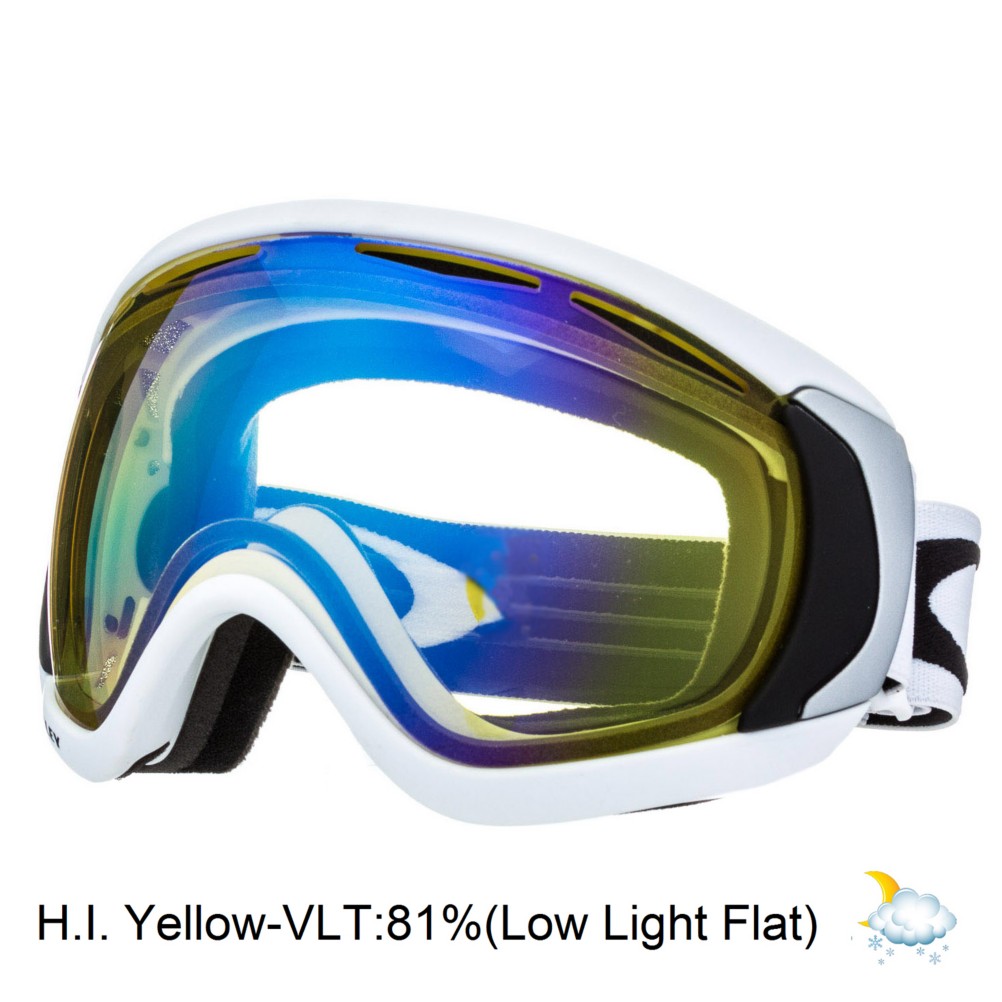 Oakley Canopy Goggles 2014, Matte White-H.i. Yellow, swatch