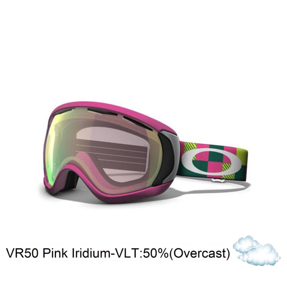Oakley Canopy Goggles 2013, Pink Digi Camo-Vr50 Pink Iridium, swatch