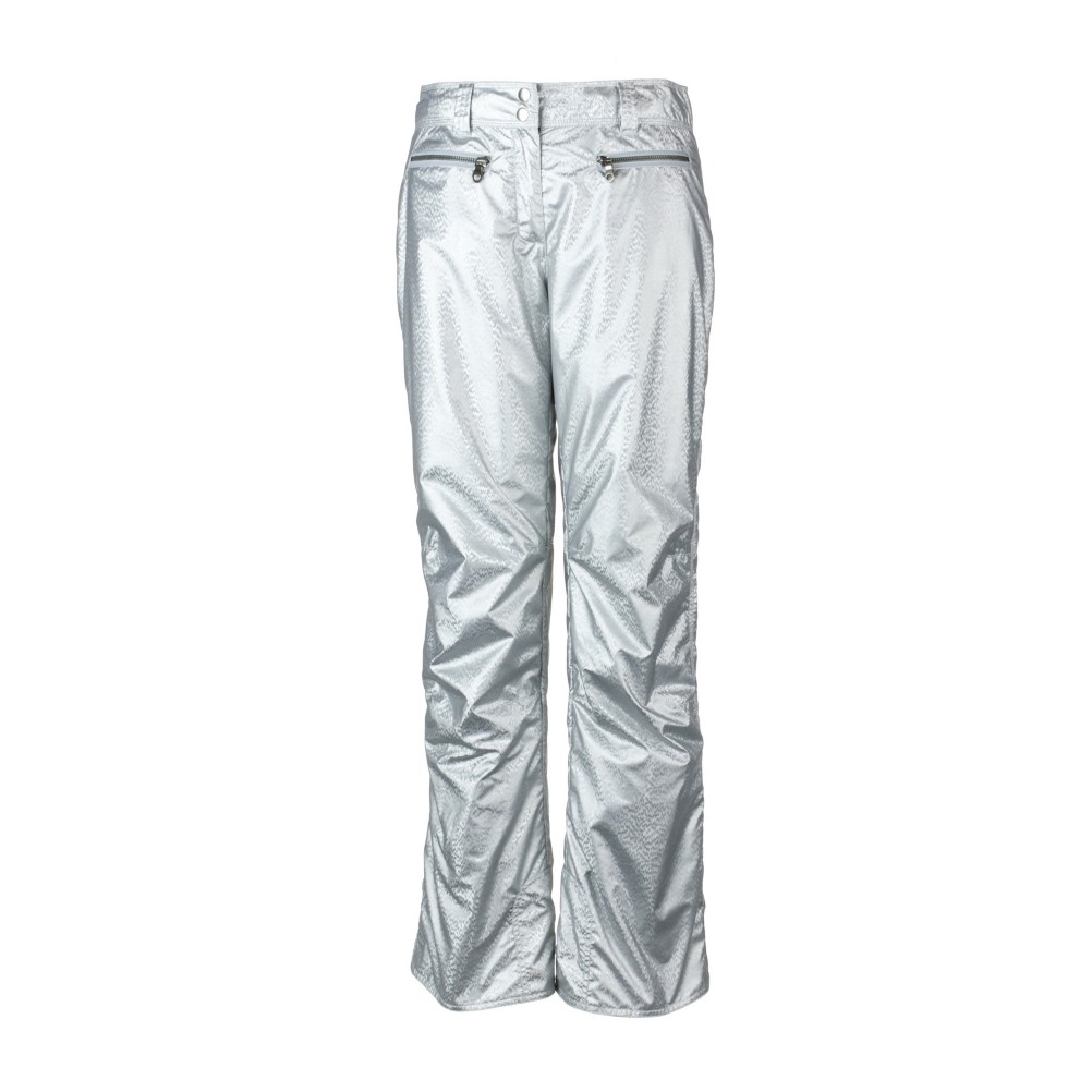 Obermeyer Lennox Luminex Womens Ski Pants, Platinum, swatch