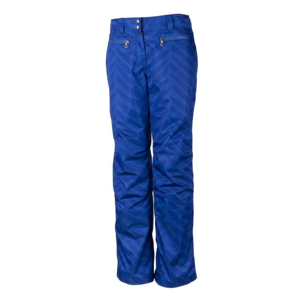 Obermeyer Lennox Womens Ski Pants, Ocean Cat Scratch Print, medium