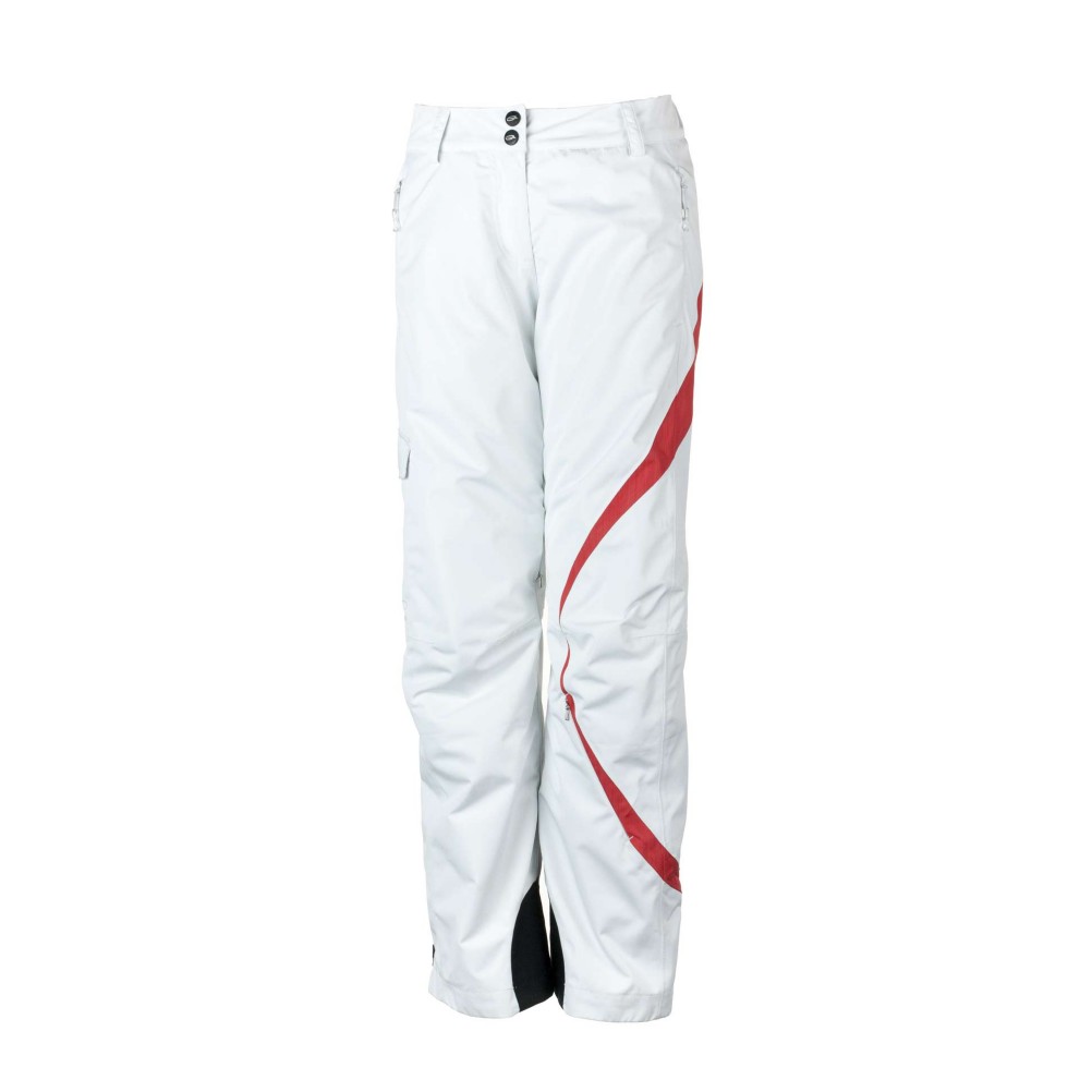 Obermeyer Andorra Cocona Womens Ski Pants, White, swatch