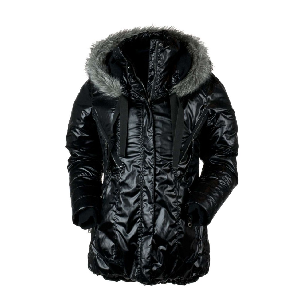 Obermeyer Mirabella Womens Insulated Ski Jacket, Black, medium