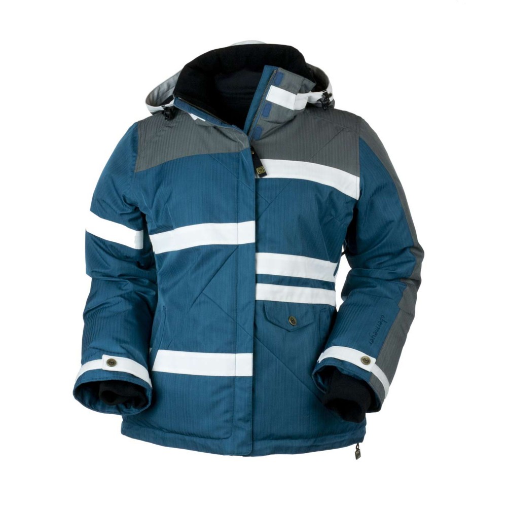 Obermeyer Josie Womens Insulated Ski Jacket, Blue Spruce, swatch