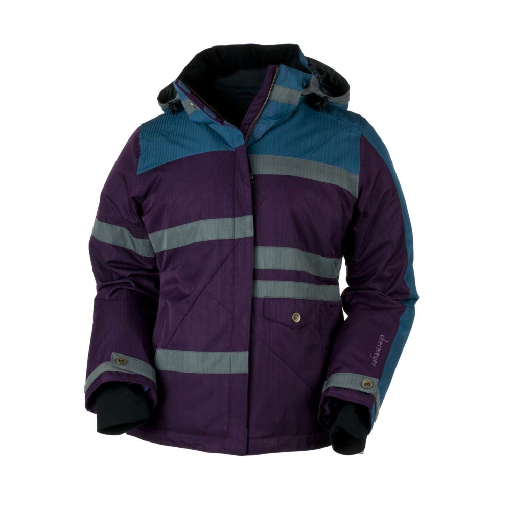 Obermeyer Josie Womens Insulated Ski Jacket, Plum, swatch