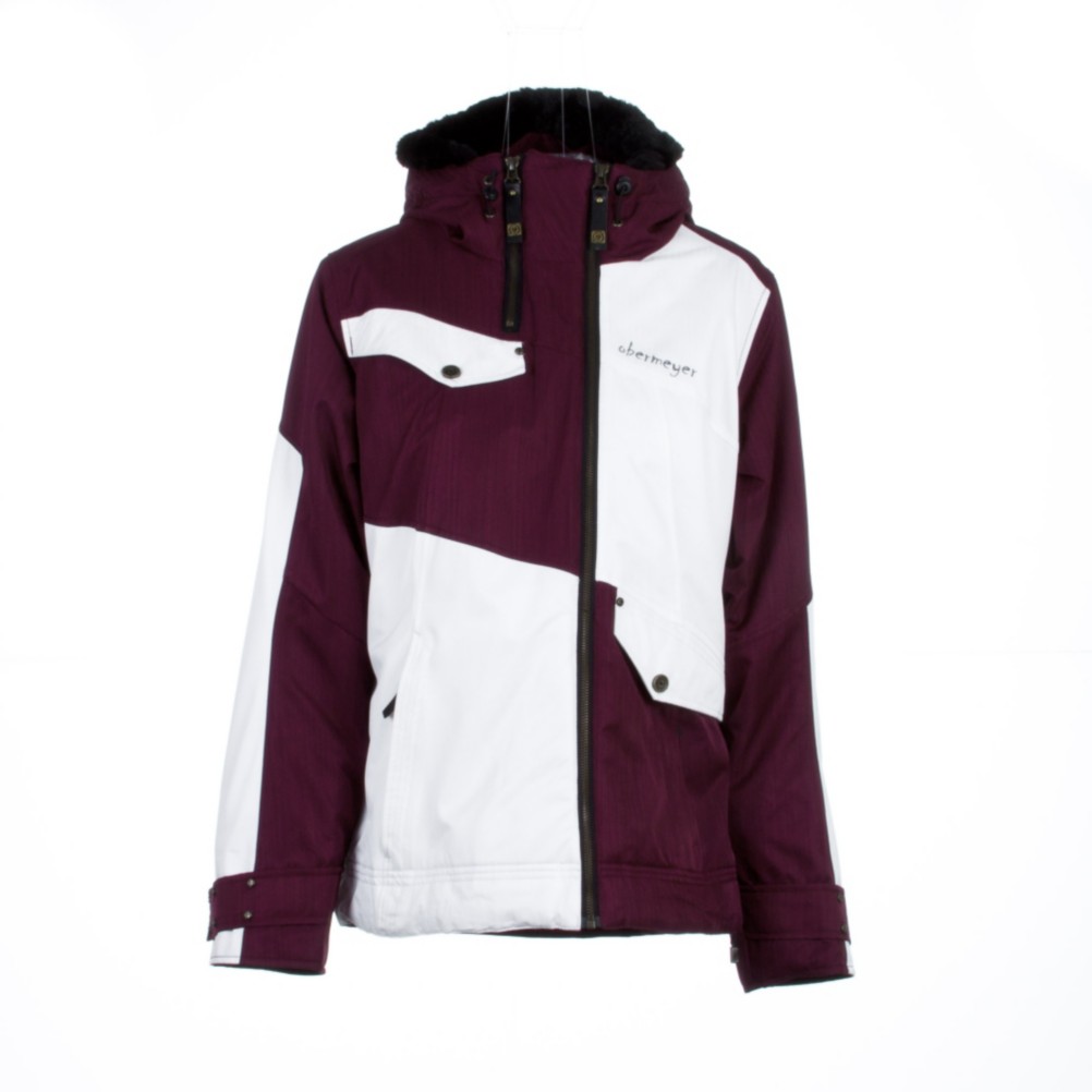 Obermeyer Sara Womens Insulated Ski Jacket, Plum, swatch