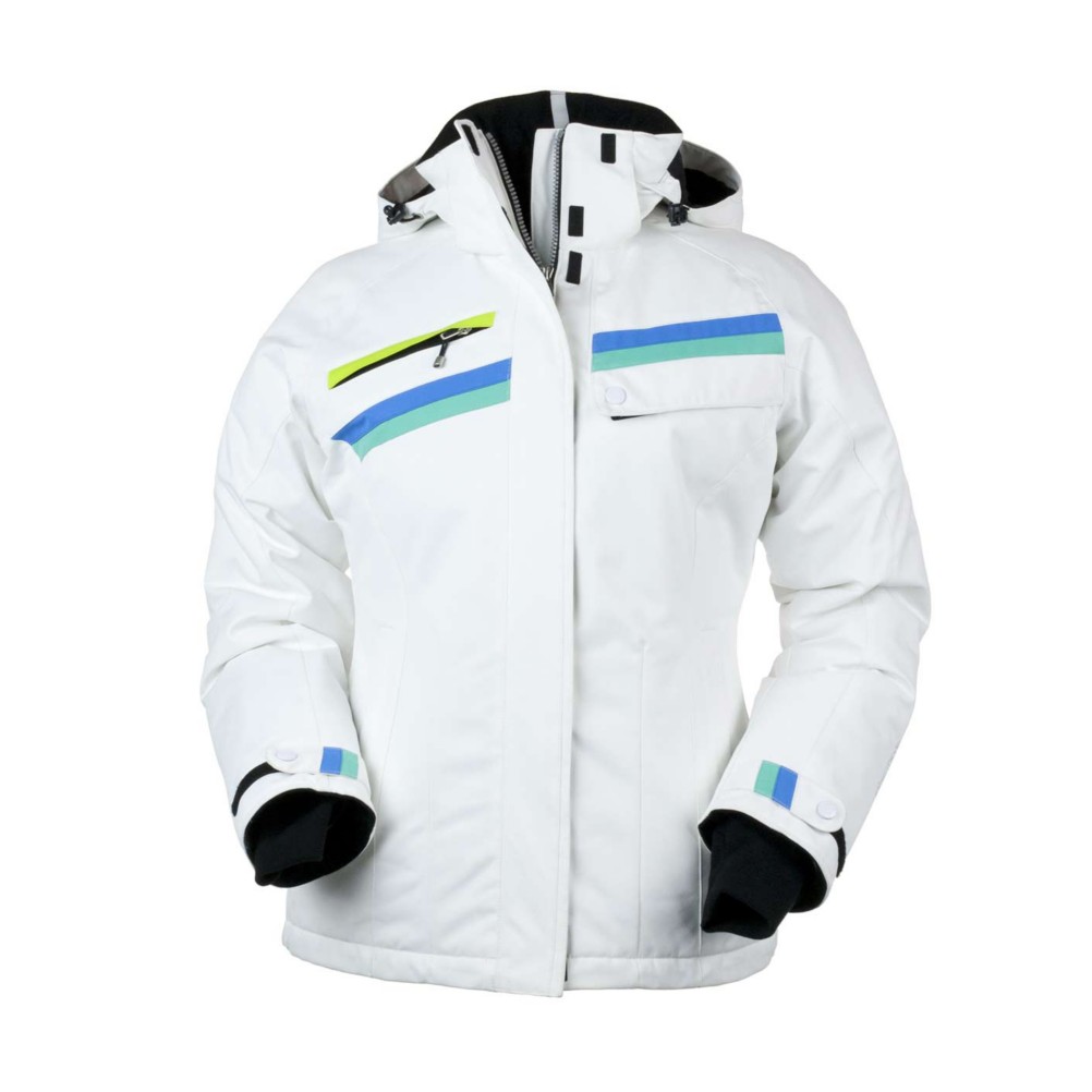 Obermeyer Capri Womens Insulated Ski Jacket, White, swatch
