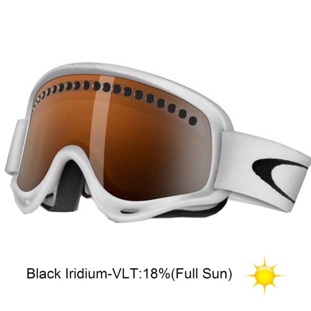 Oakley O Frame and Extra Lens Goggles 2013, Matte White-Black Iridium, swatch