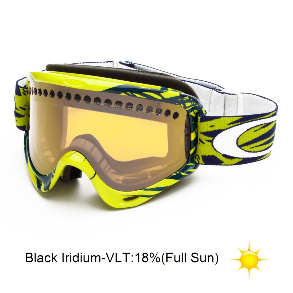Oakley O Frame and Extra Lens Goggles 2013, Scratch Blue Green-Black Iridium, swatch