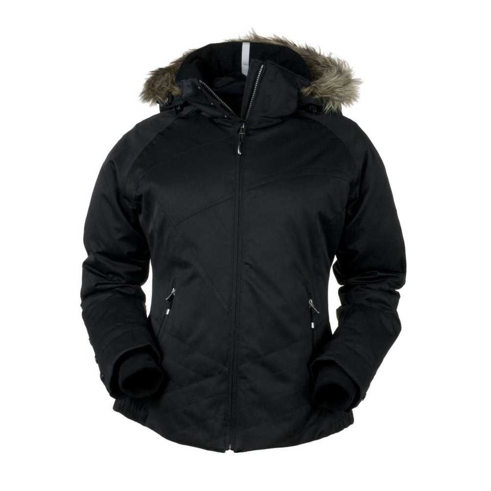 Obermeyer Tuscany Petite Womens Insulated Ski Jacket, Black, swatch