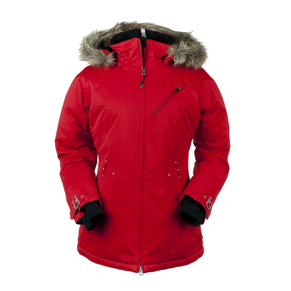 Obermeyer Positano Womens Insulated Ski Jacket, True Red, swatch