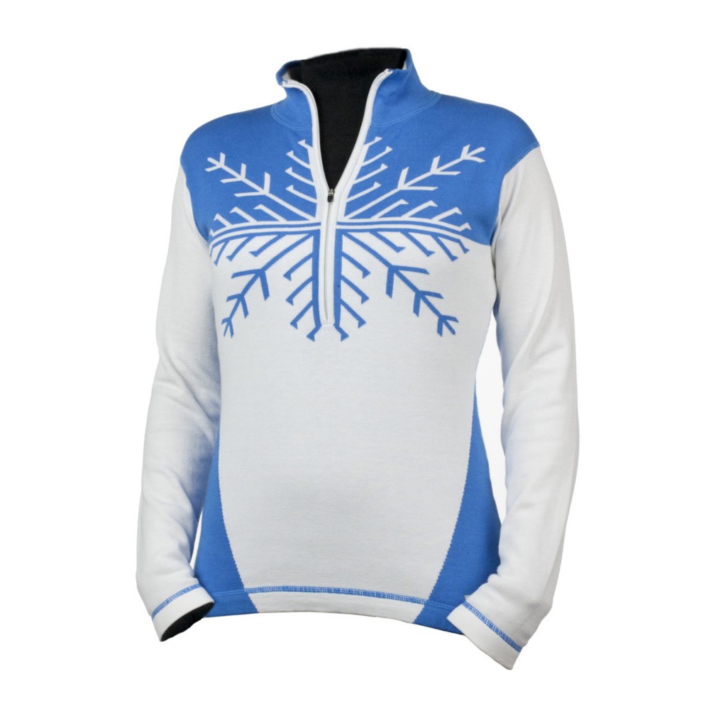 Obermeyer Avanti Womens Sweater, Blue Hawaii, swatch