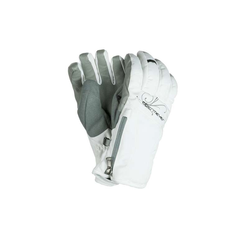 Obermeyer Alpine Womens Gloves, White, medium