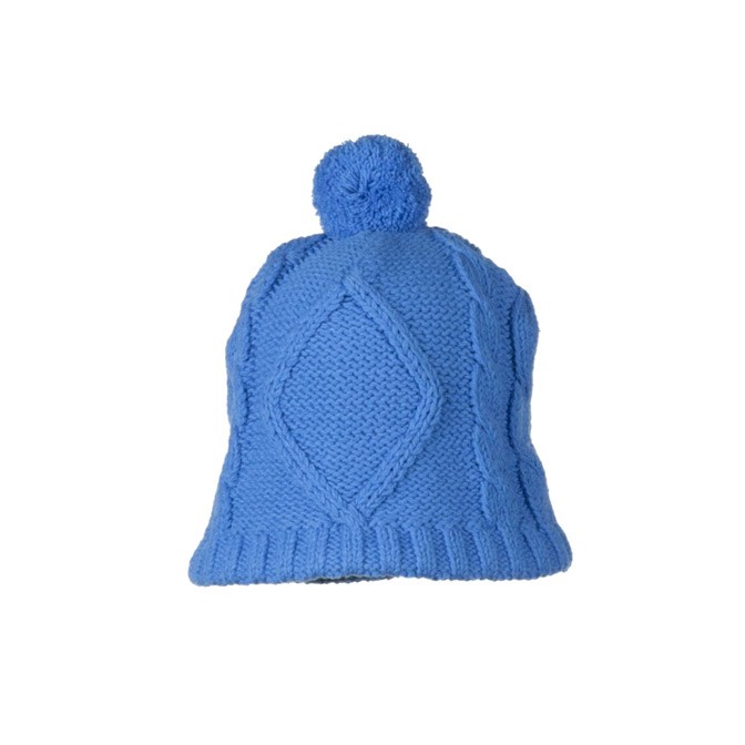 Obermeyer Cable Knit Womens Hat, Blue Hawaii, swatch