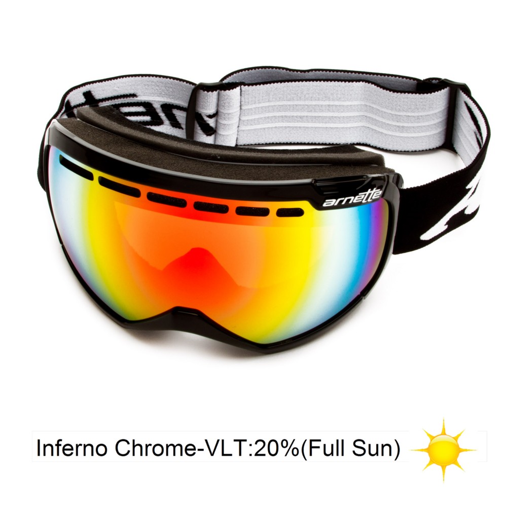 Arnette Skylight Goggles 2013, Midnight Black-Inferno Chrome, swatch