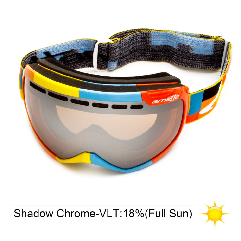 Arnette Skylight Goggles 2013, Color Blocks-Shadow Chrome, medium