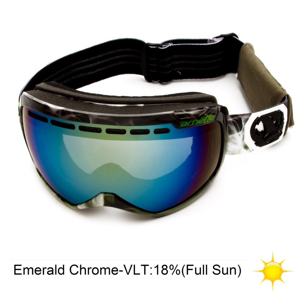 Arnette Skylight Goggles 2013, Up In Smoke-Emerald Chrome, swatch