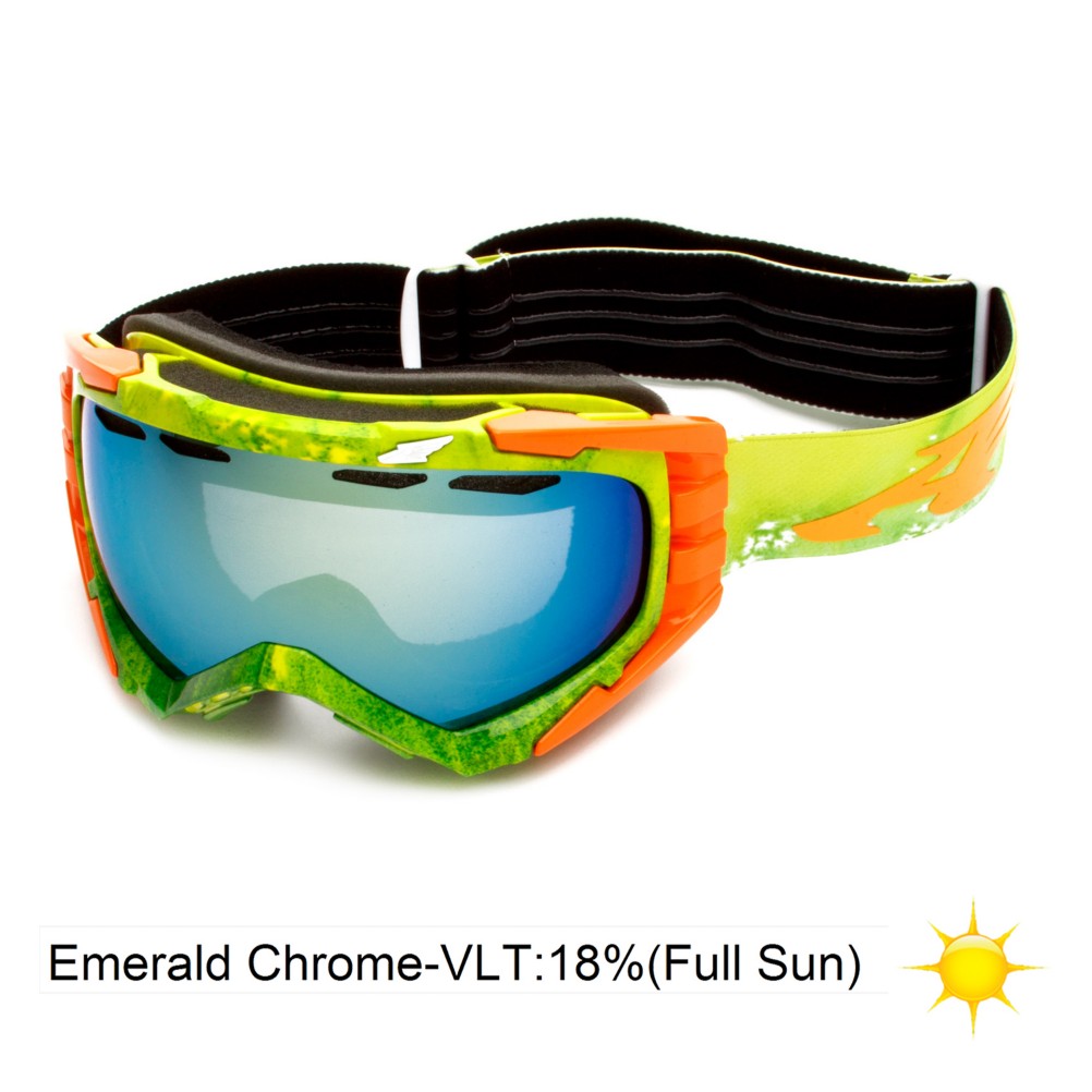 Arnette Mercenary Goggles 2013, Watercolor Citrus-Emerald Chrome, swatch