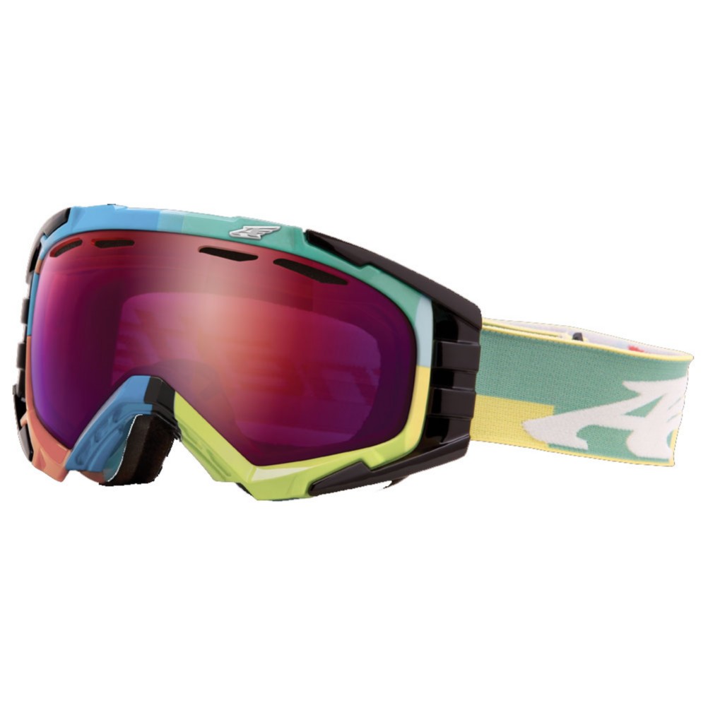 Arnette Mercenary Goggles 2013, Color Blocks-Raspberry Ice Chrome, medium