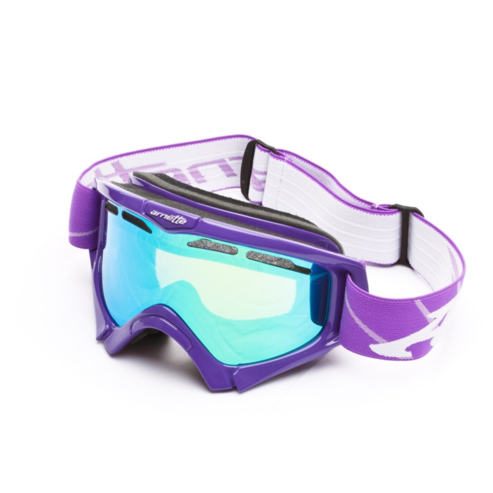 Arnette Mini Series Kids Goggles 2013, Grape Hard Candy-Aqua Chrome, medium