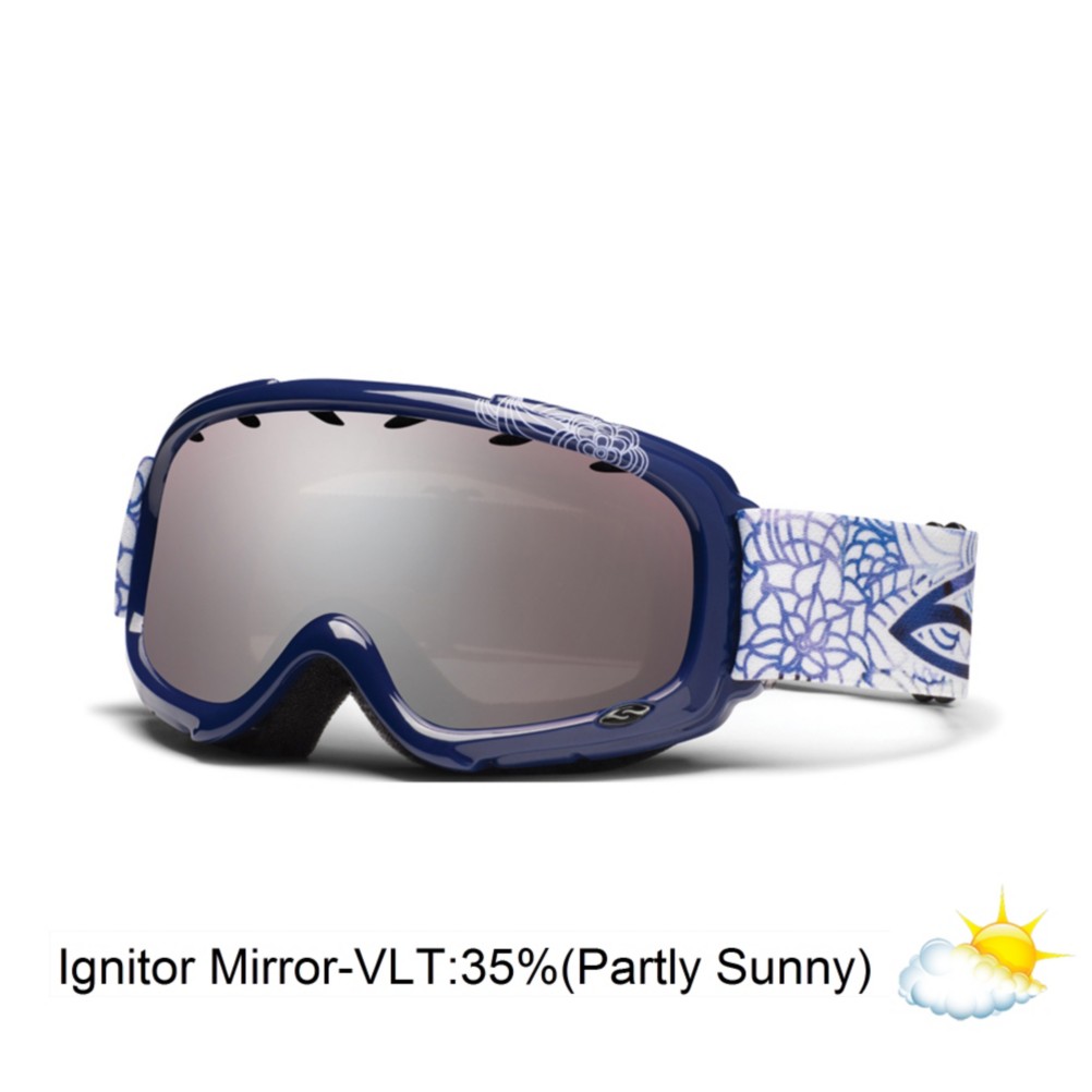 Smith Gambler Kids Goggles 2013, Violet Jolene-Ignitor Mirror, swatch