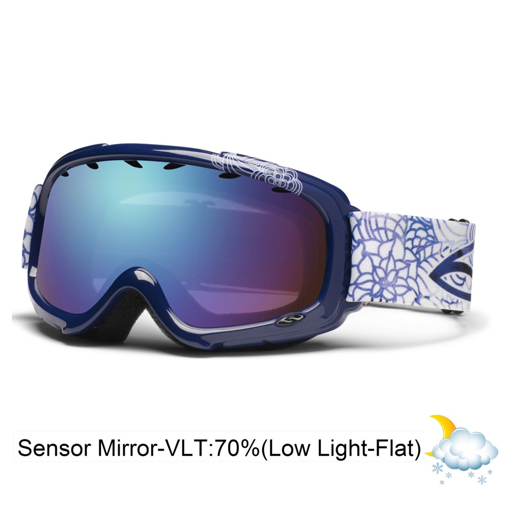 Smith Gambler Kids Goggles 2013, Violet Jolene-Sensor Mirror, swatch