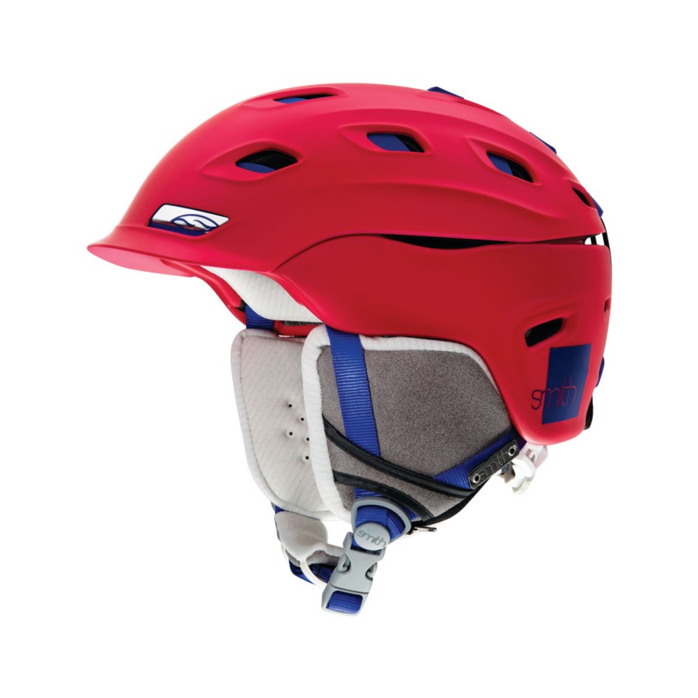 Smith Vantage Womens Helmet 2013, Neon Red Typepress, swatch