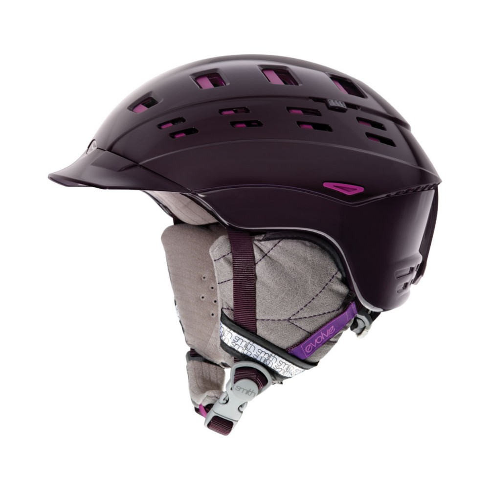 Smith Variant Brim Womens Helmet 2013, Shadow Purple Riviera (evolve), swatch