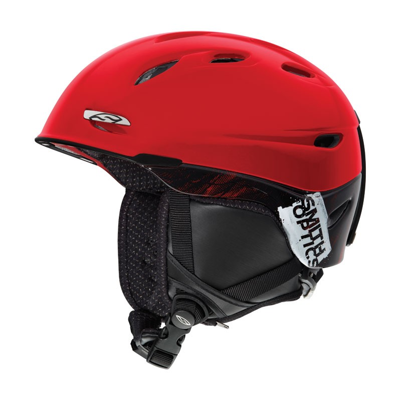 Smith Transport Helmet 2013, Red Dark Sky, swatch