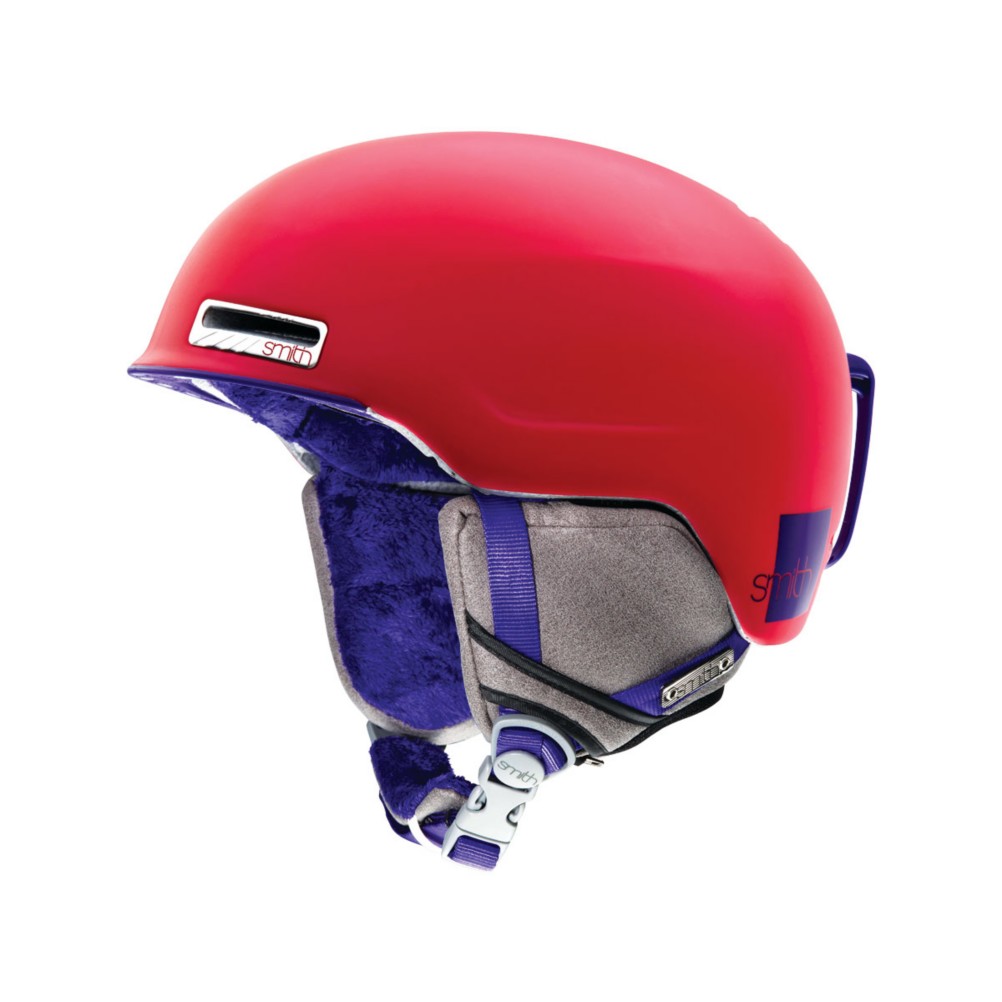 Smith Allure Womens Helmet 2013, Neon Red Typepress, swatch