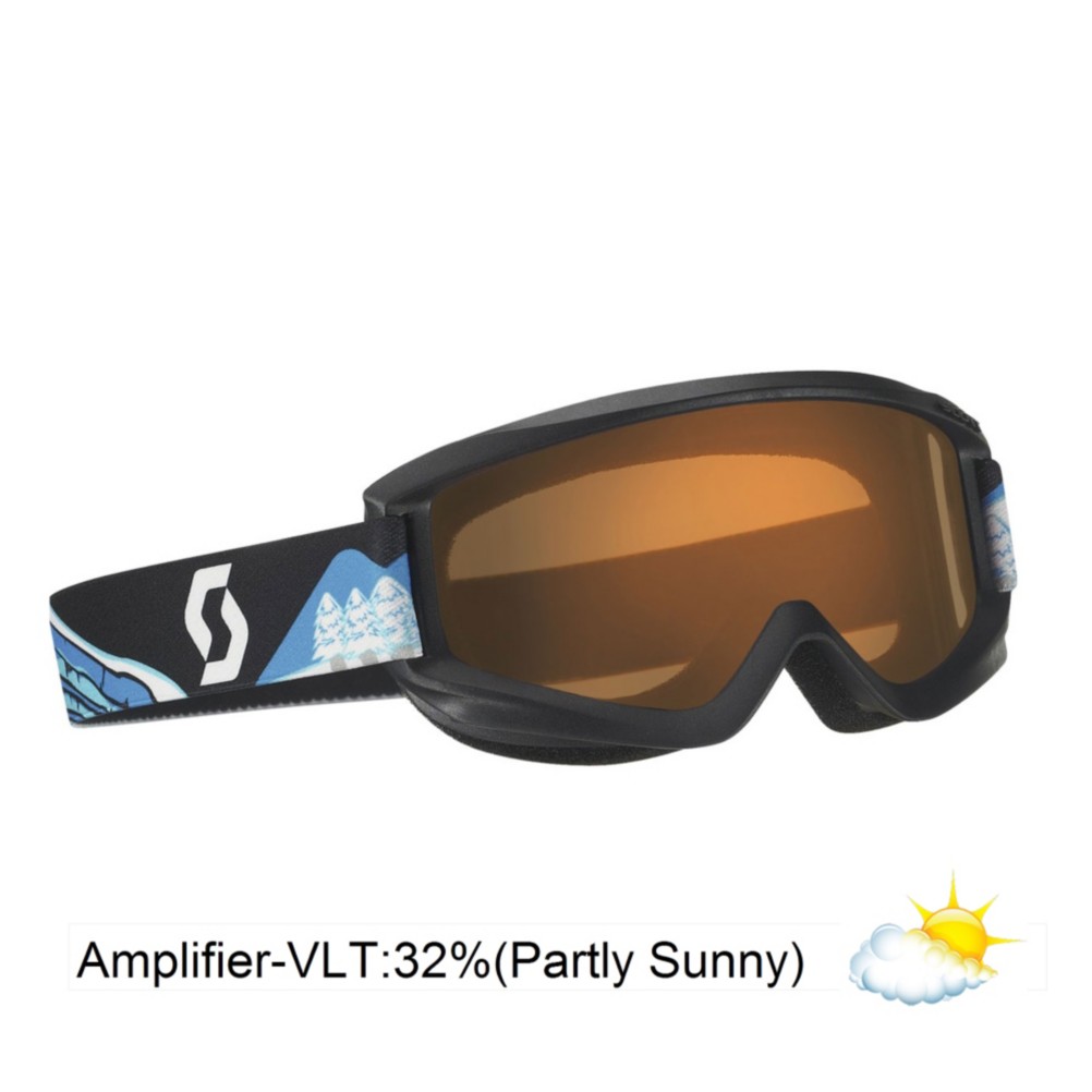 Scott Agent Kids Goggles 2013, Black Polar Bear-Amplifier, medium