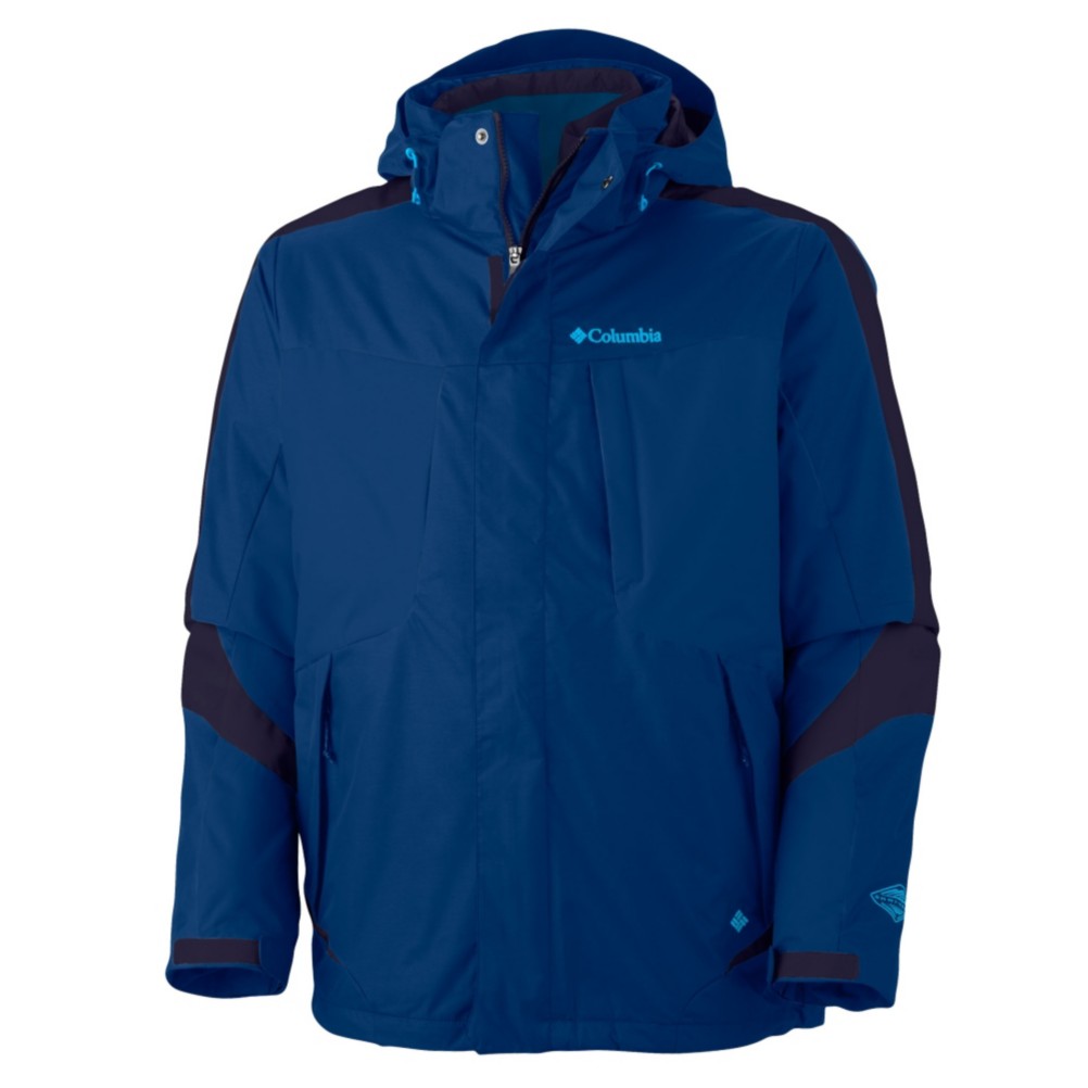 Columbia Whirlibird II Interchange Mens Insulated Ski Jacket, Royal, swatch