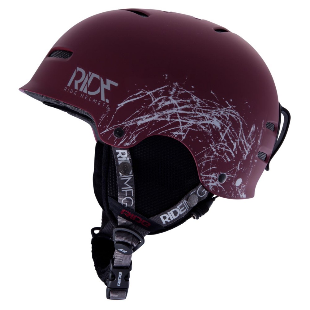 Ride Duster Audio Helmet 2013, Maroon, medium