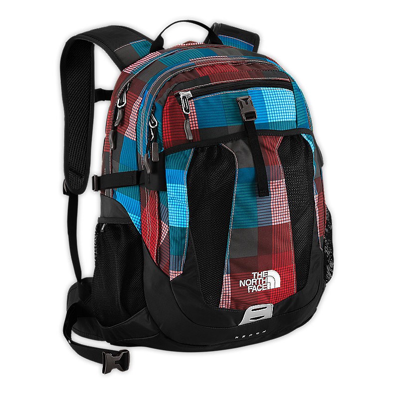 The North Face Recon Backpack 2013, Fiery Red Plaid, medium