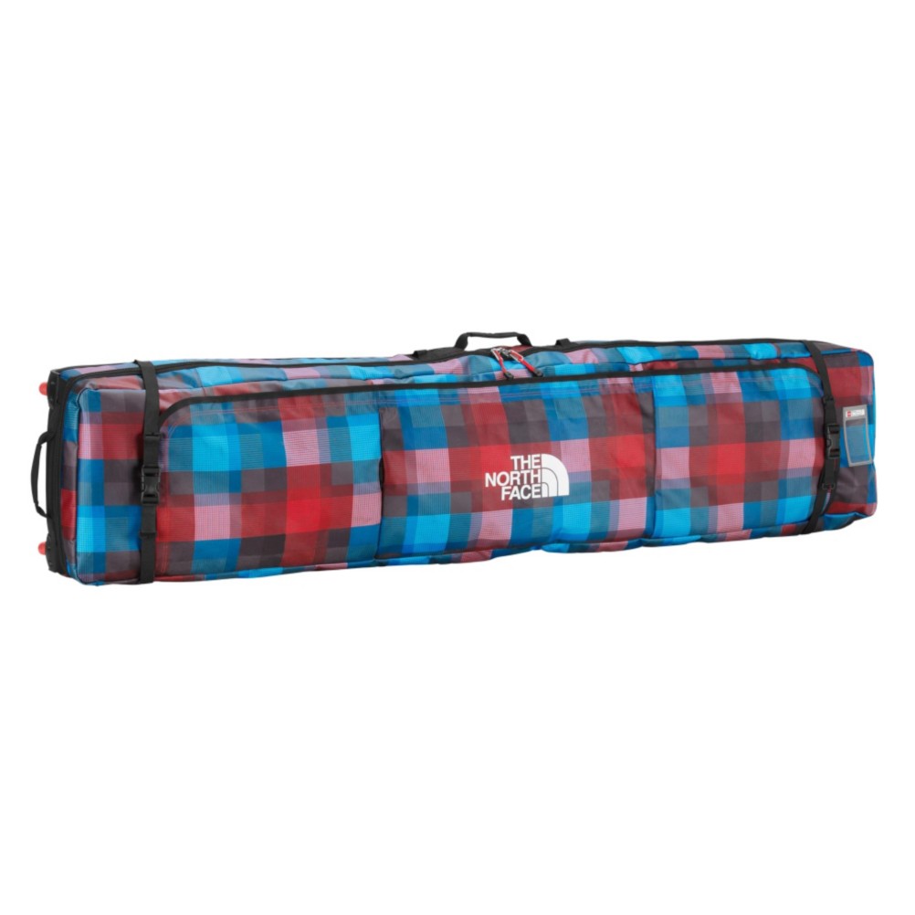 The North Face Base Camp Board Roller Snowboard Bag 2013, Fiery Red Plaid, medium