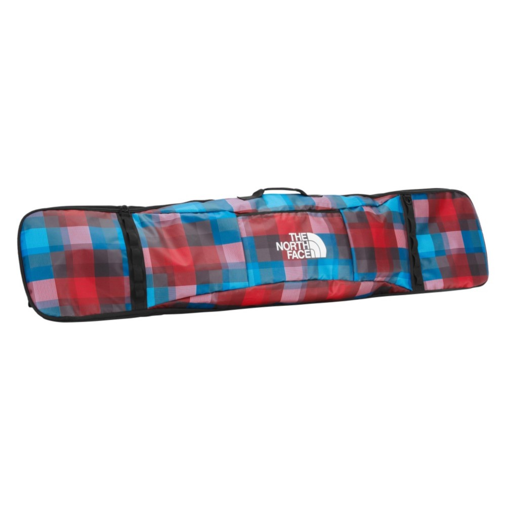 The North Face Base Camp Board Sleeve Snowboard Bag 2013, Fiery Red Plaid, swatch