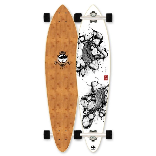 Arbor Bamboo Fish Complete Longboard