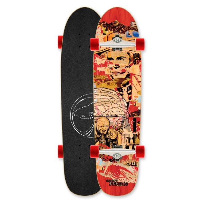 Arbor Icon Shakedown Complete Longboard, 38.00in, medium