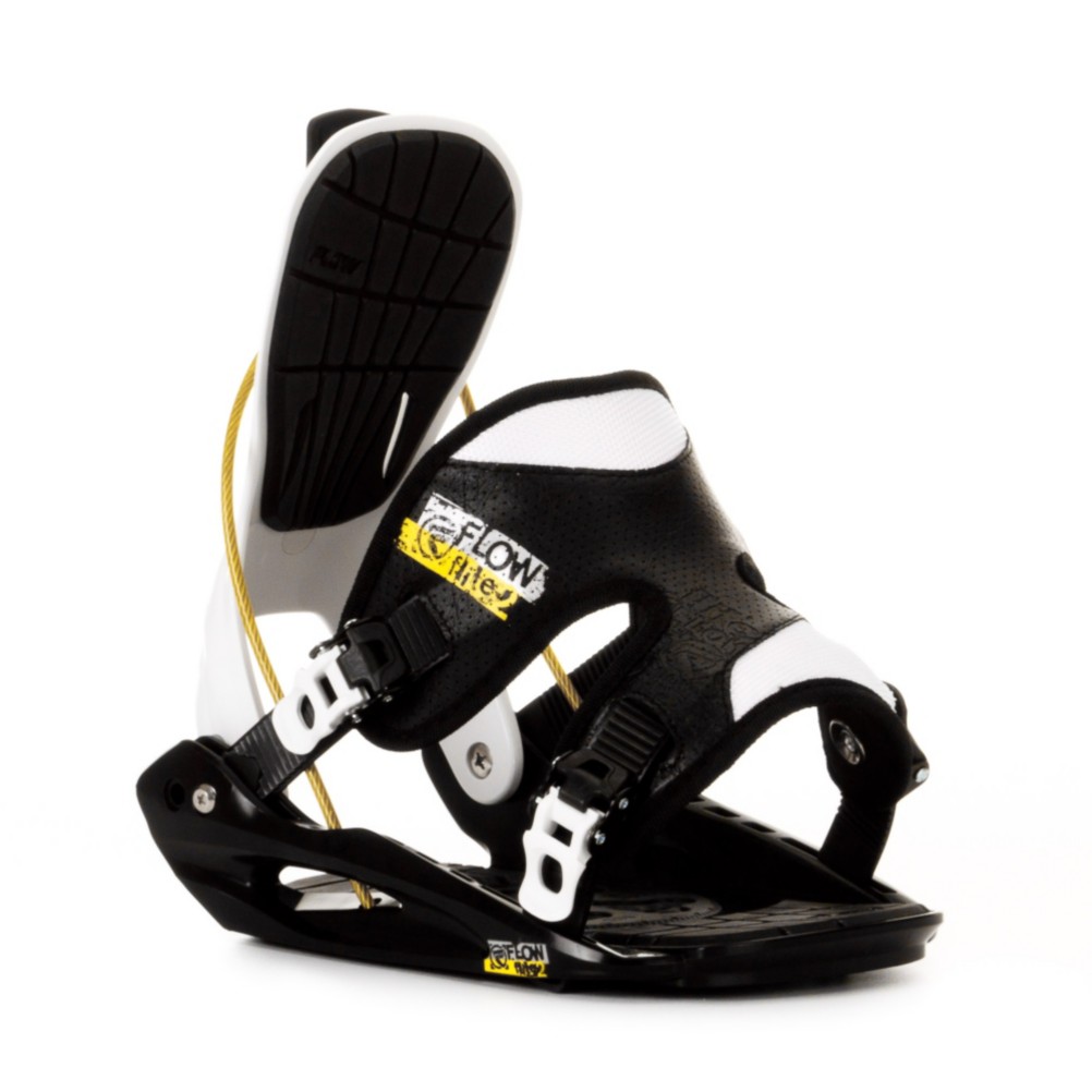 Flow Flite 2 Snowboard Bindings 2013, Black-White, medium