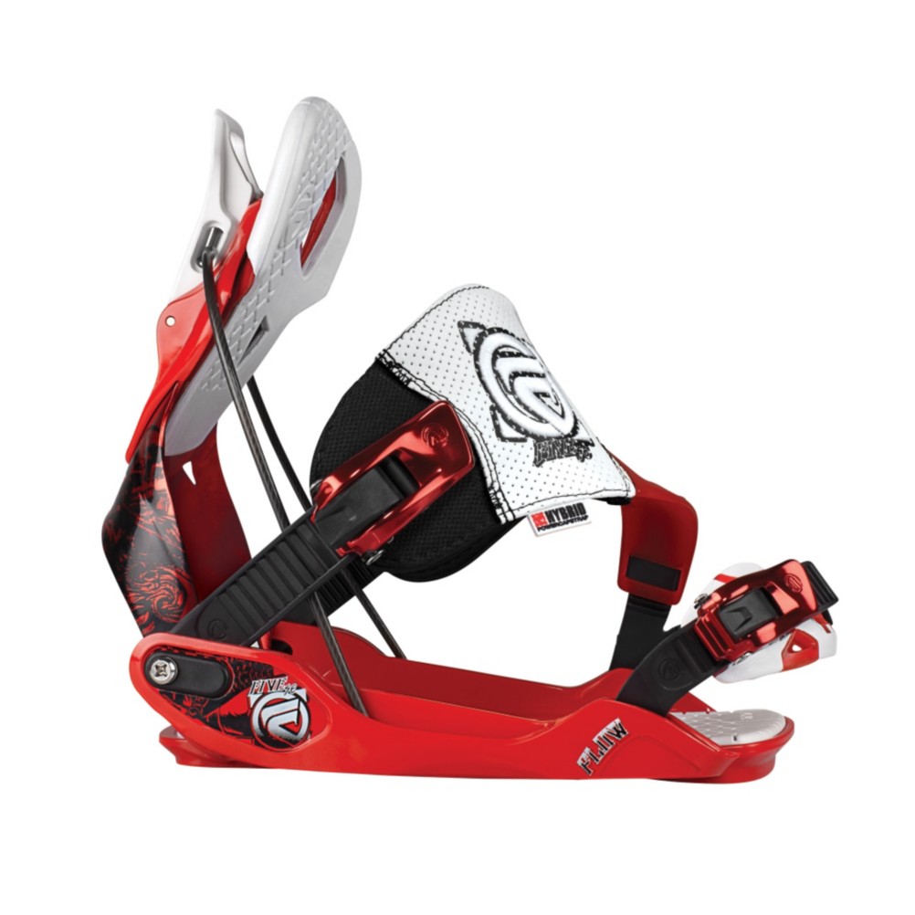 Flow The Five SE Snowboard Bindings 2013, Red, swatch
