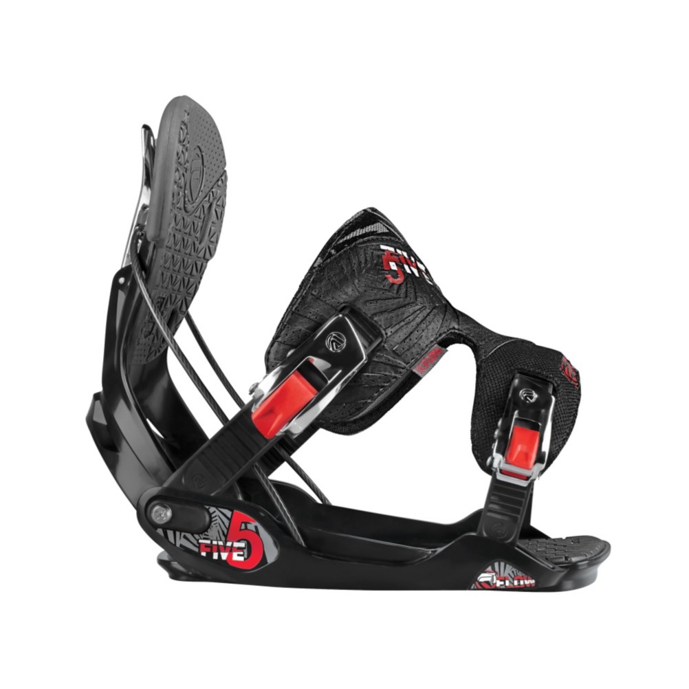 Flow The Five Snowboard Bindings 2013, Black, swatch