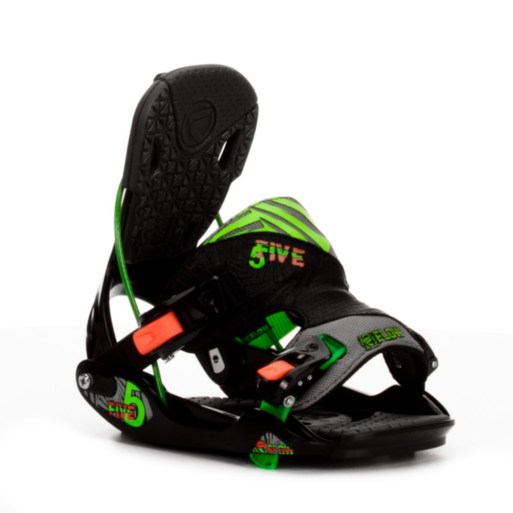 Flow The Five Snowboard Bindings 2013, Blacklight, medium