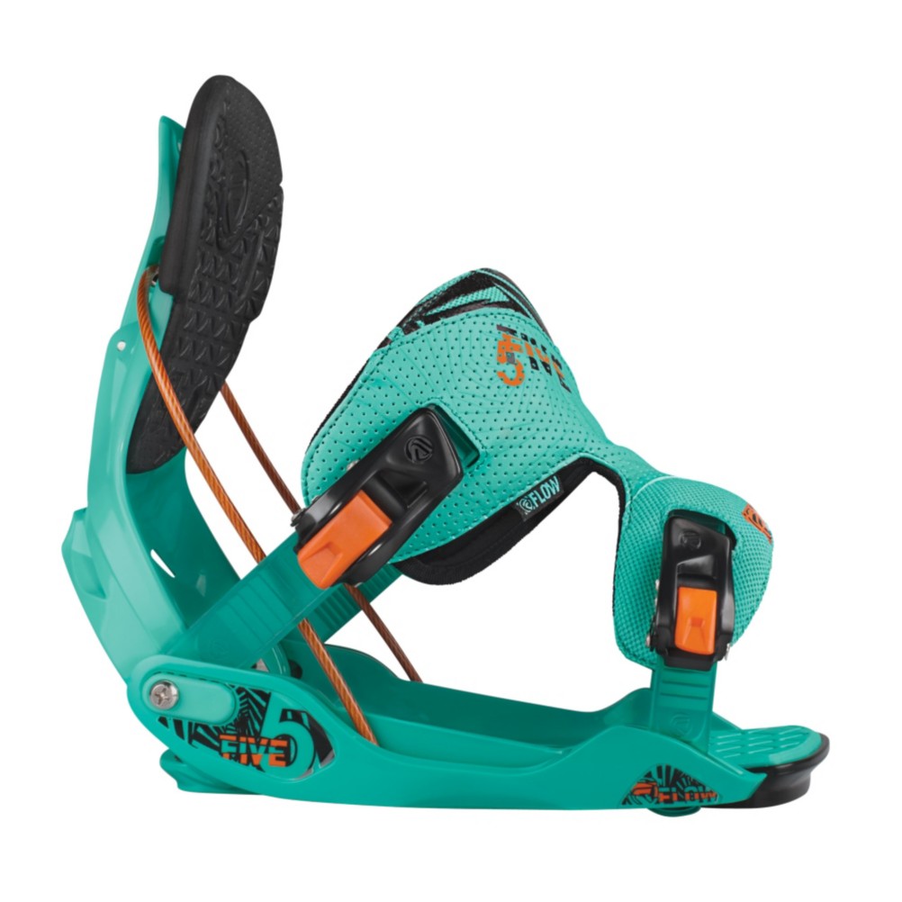 Flow The Five Snowboard Bindings 2013, Turquoise, swatch