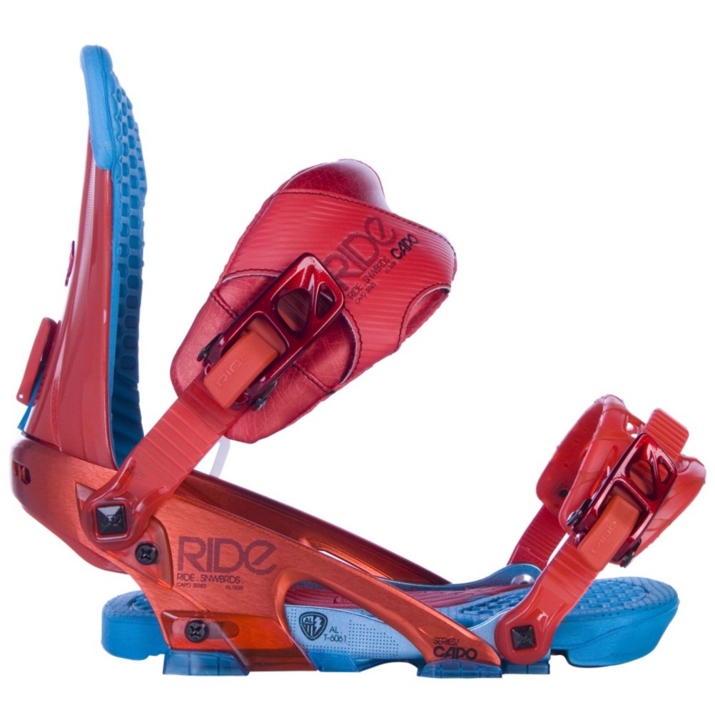 Ride Capo Snowboard Bindings 2013, Red, swatch